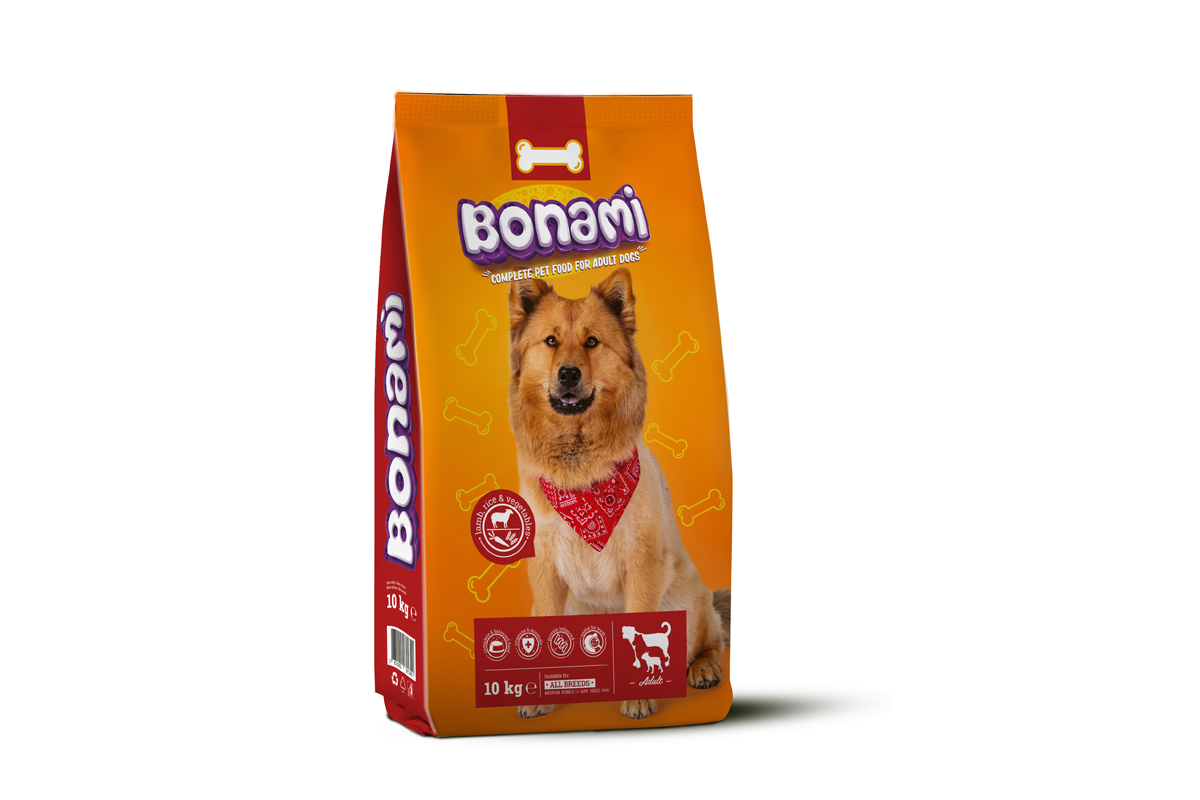 Bonami briketi za pse Jagnj&Riz&Zelen 10kg (161402) 