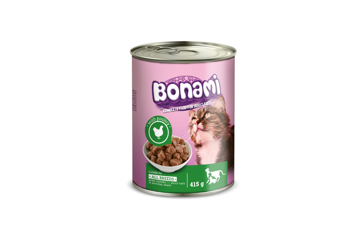 Bonami konzerva za mačke 415g Perutnina (161413) 