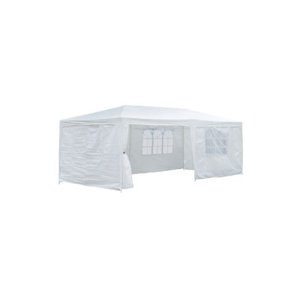 Tenda 3X6 m sa bocnim stranama - bela 